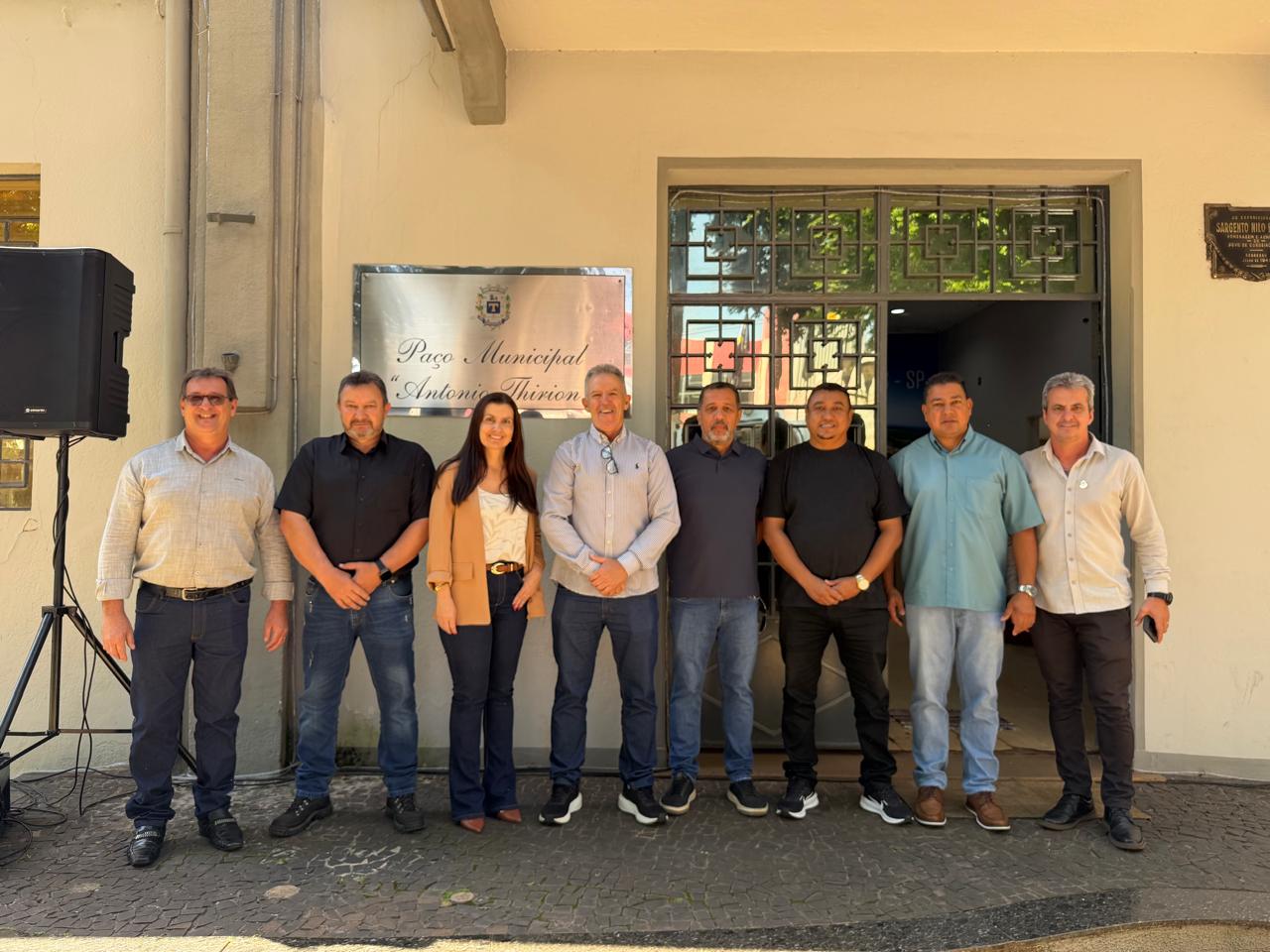 Vereadores desejam sucesso ao novo secretário de Serviços Públicos, Paulo Nunes