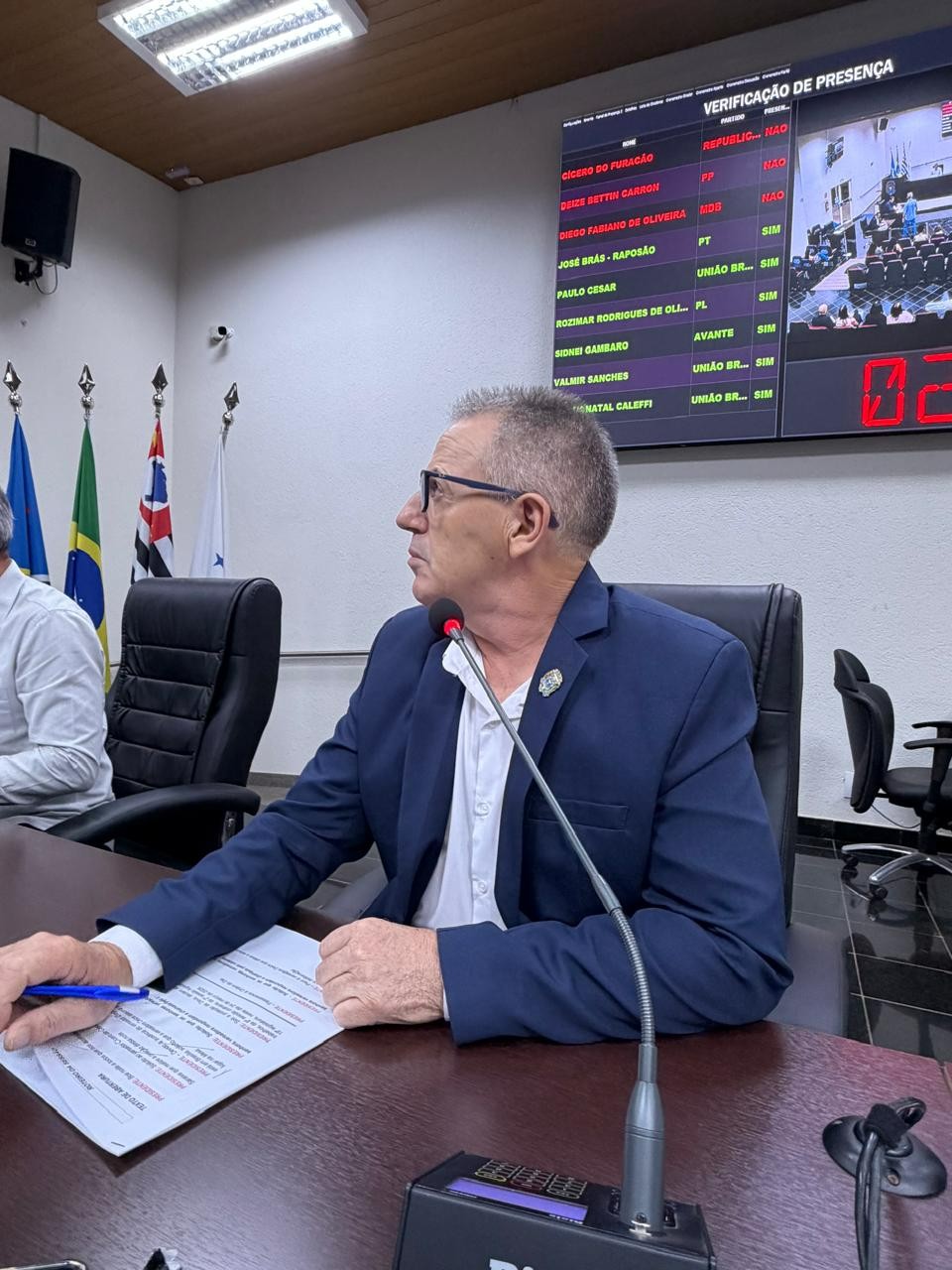 Visualize fotos 8ª Sessão Ordinária de 2026