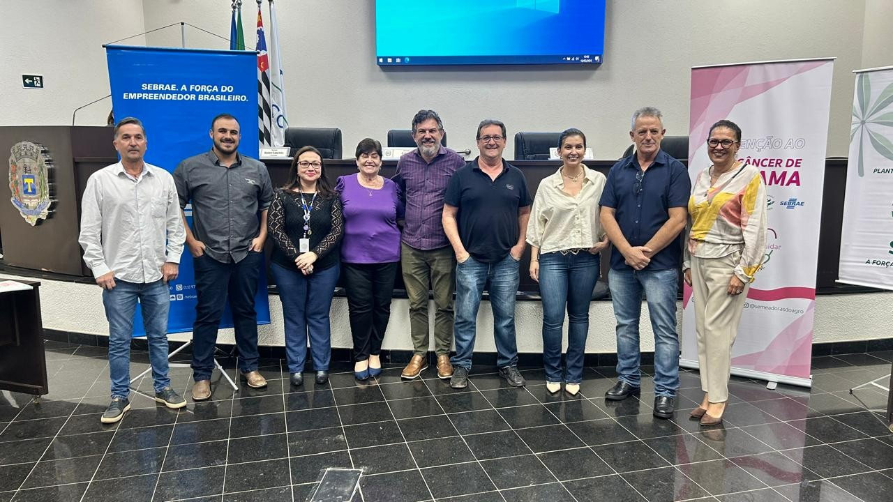 Câmara Municipal de Cordeirópolis sedia lançamento do projeto "Semear é Cuidar", voltado à prevenção do câncer de mama