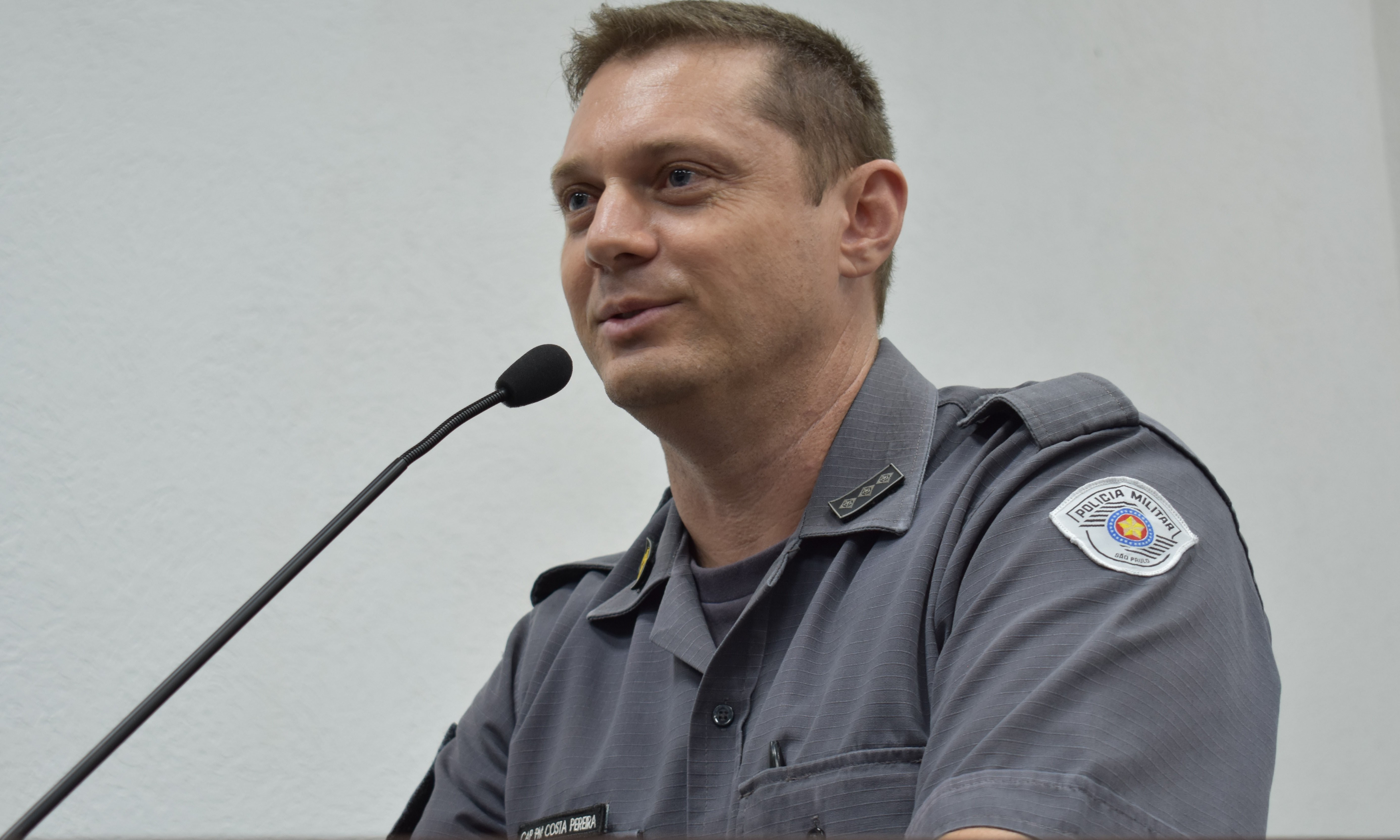 Imagem da notícia: Capitão da Polícia Militar usa Tribuna Livre durante Sessão