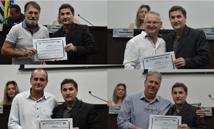 Imagem da notícia: Empresários recebem Moção de Congratulações