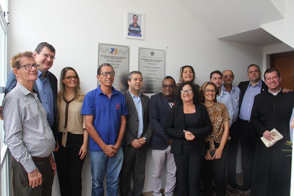 Imagem da notícia: Vereadores participam da inauguração da nova ETA 