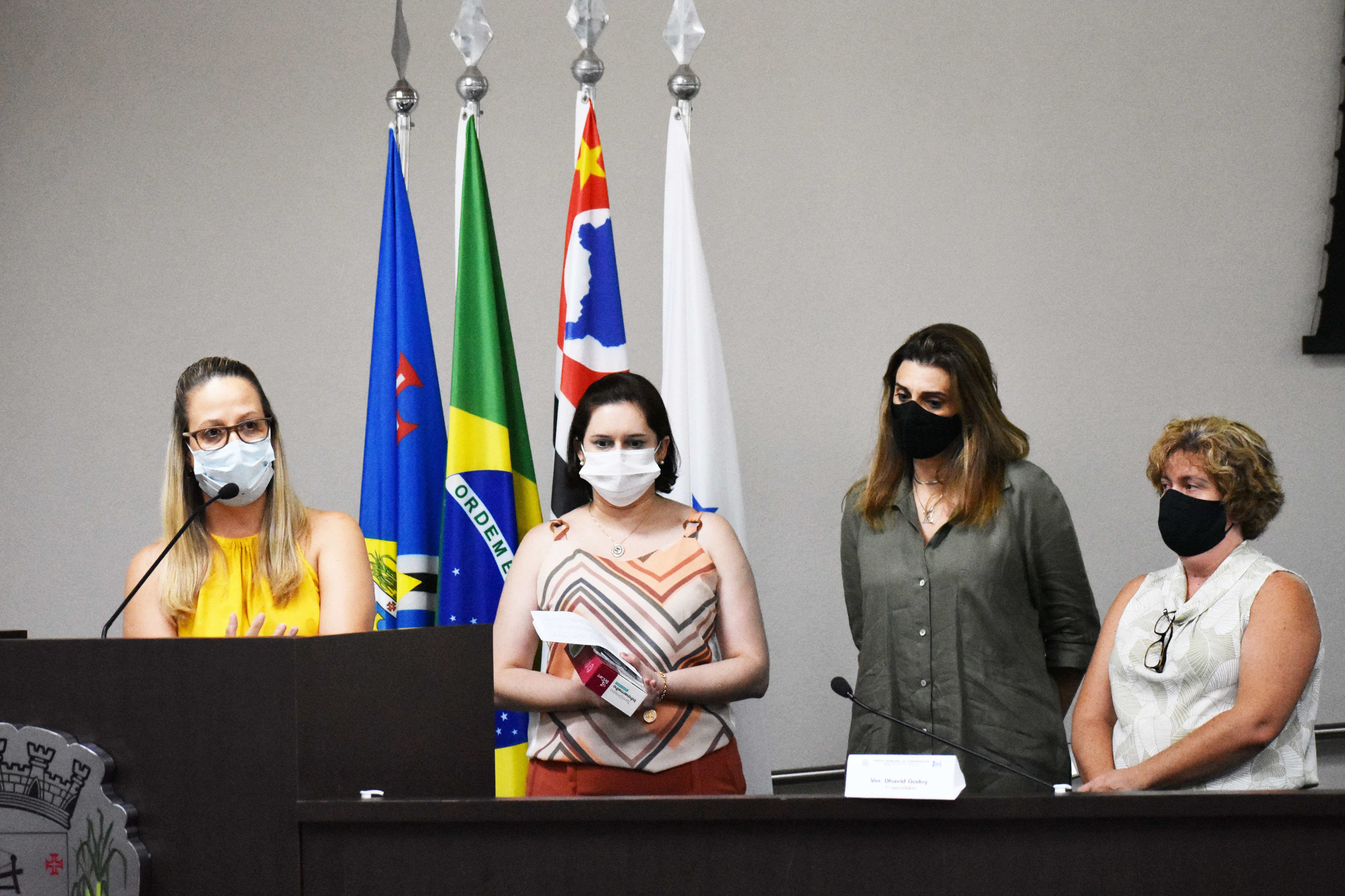 Imagem da notícia: Secretária de Educação usa tribuna livre para explanar o volta às aulas