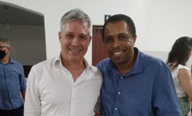 Imagem da notícia: Vereador Sérgio Balthazar recebe a visita do deputado Paulo Teixeira