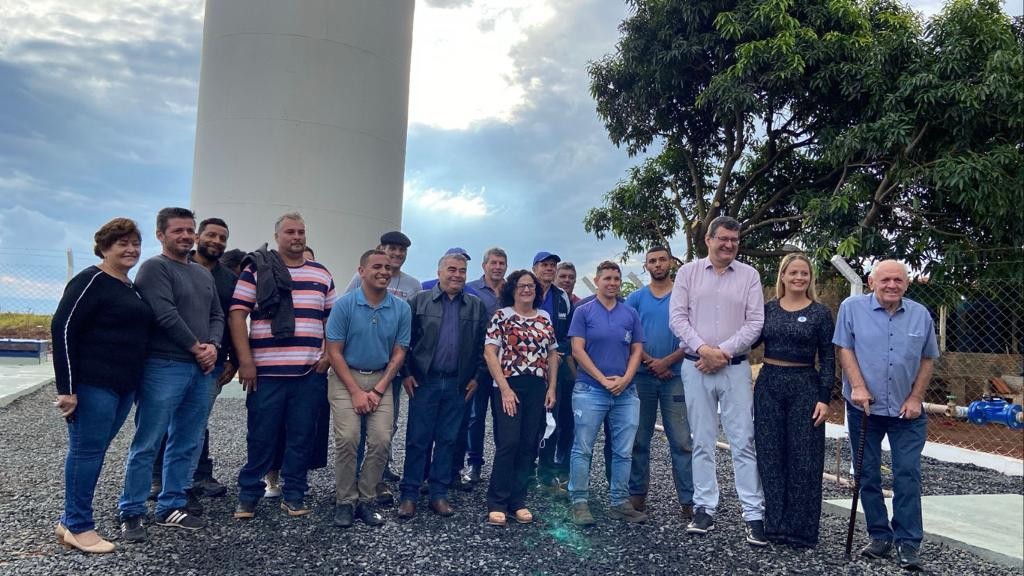 Imagem da notícia: Vereadores participam da inauguração do poço do Jardim Eldorado