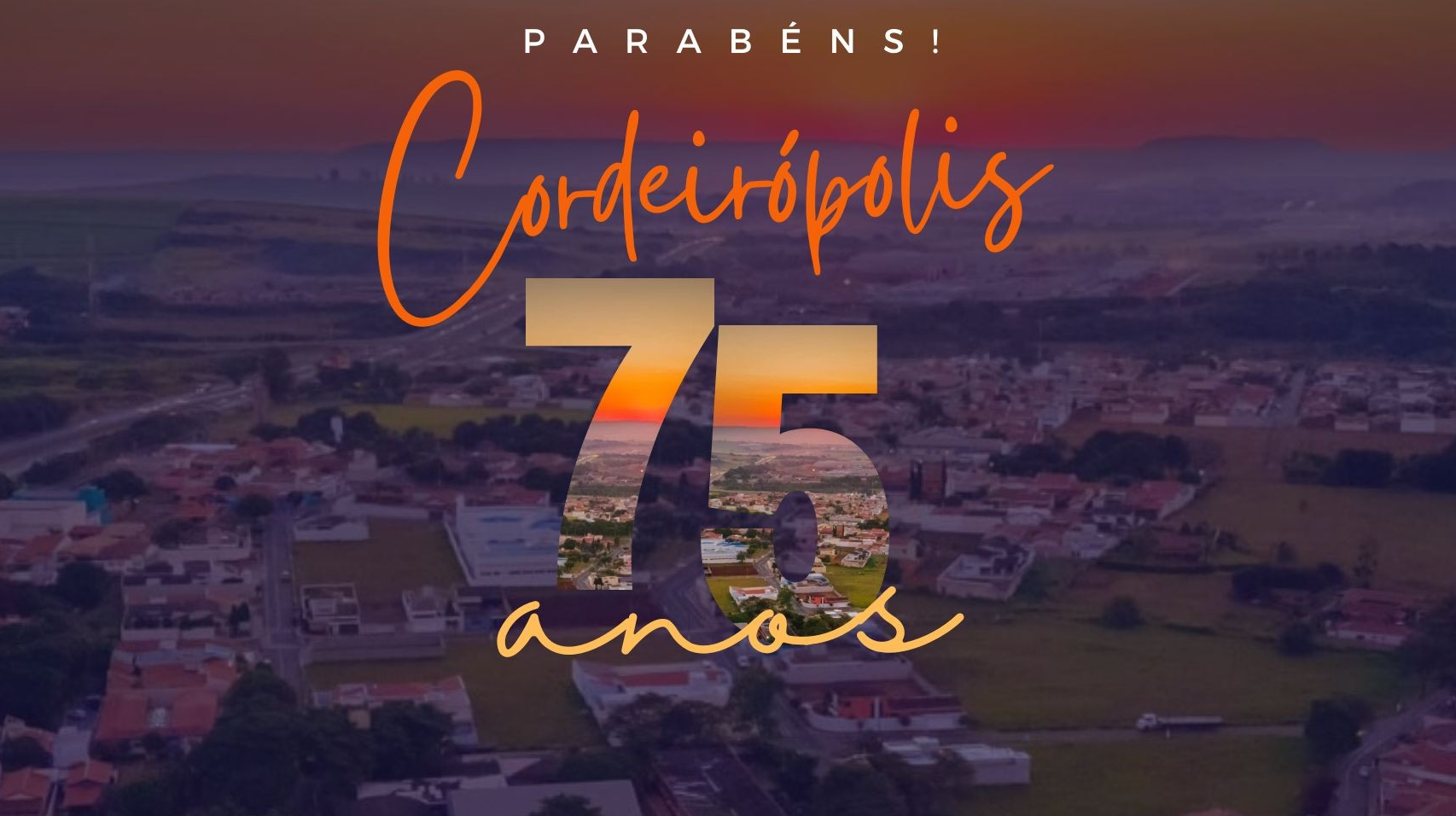 Imagem da notícia: O Legislativo parabeniza Cordeirópolis por seu aniversário!