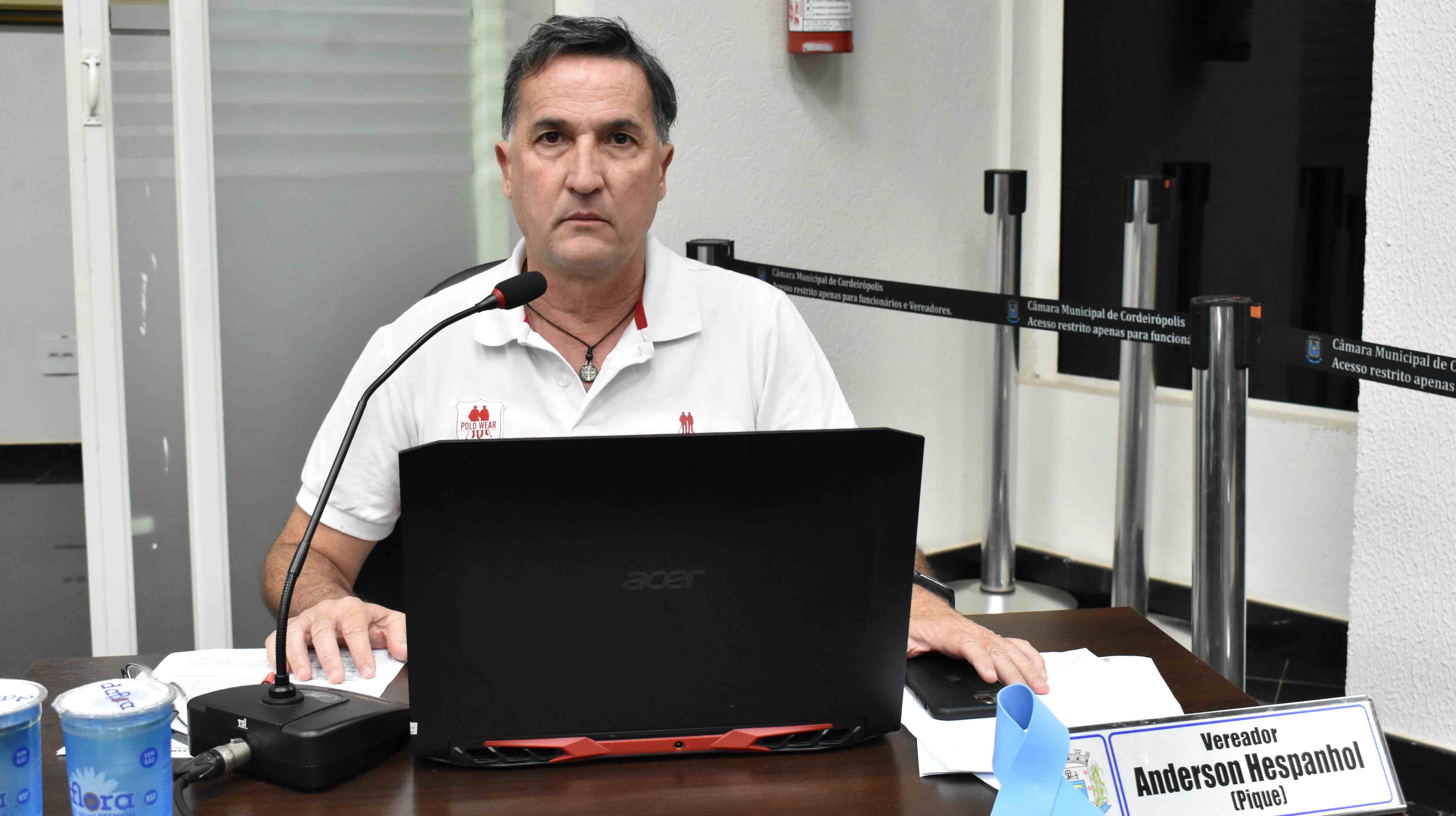 Imagem da notícia: Vereador Pique requer informações sobre a detetização da cidade de Cordeirópolis