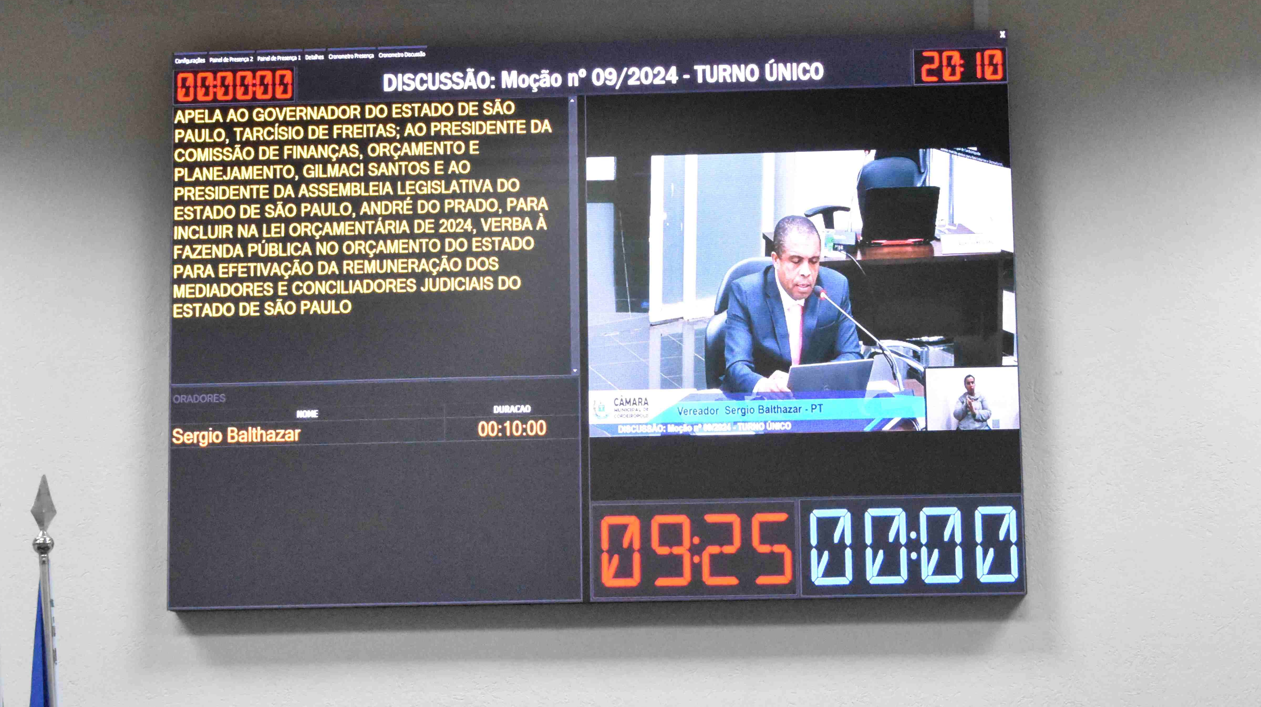 Imagem da notícia: Vereador Sergio Balthazar faz apelo em prol dos Mediadores e Conciliadores Judiciais de SP